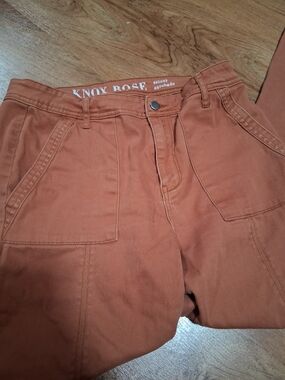 Knox Rose Rust Utility Pants